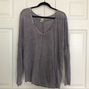 Free People Long Sleeve V-Neck